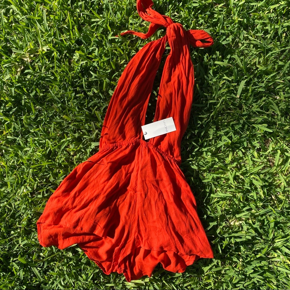 Indah deep v romper